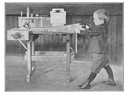 Historical image of Scandinavian Slöyd craft education